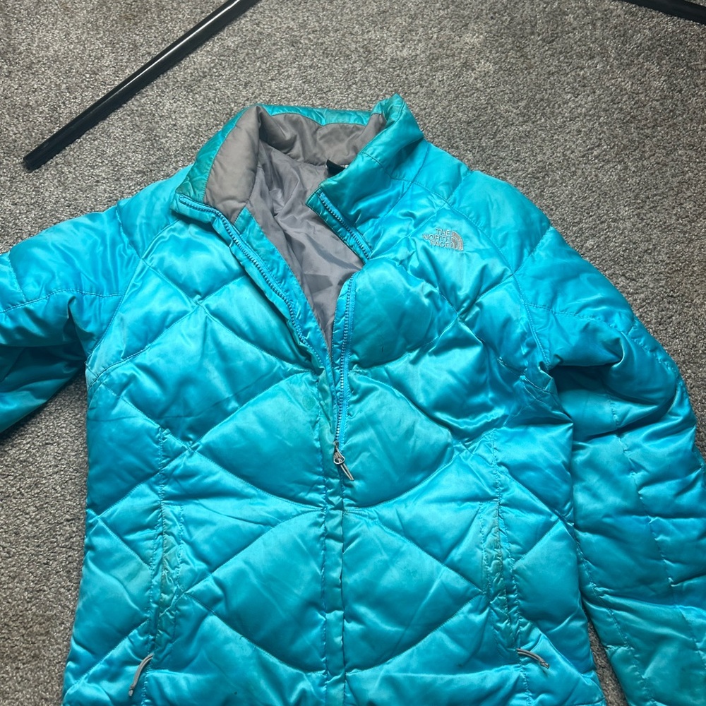 The North Face Women's Turquoise Puffer Jacket